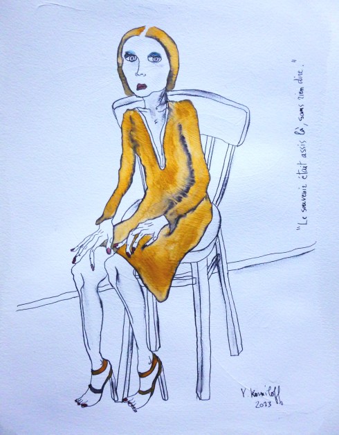 Le Souvenir Etait Assis Là, Sans Rien Dire