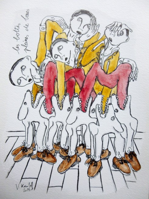 Les Bottes Pleines De Boues