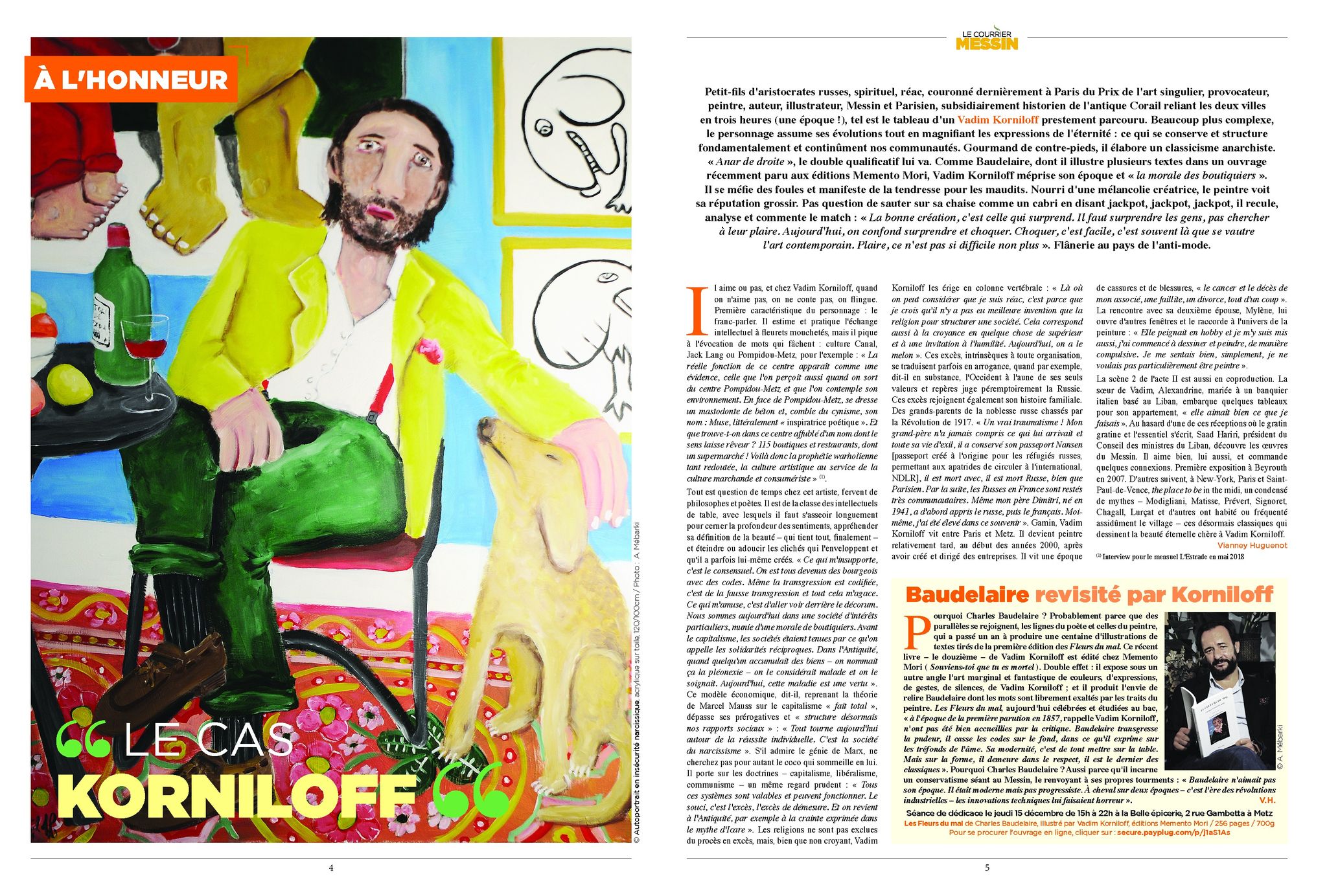 Portrait - Vadim Kornioff - Le Courrier